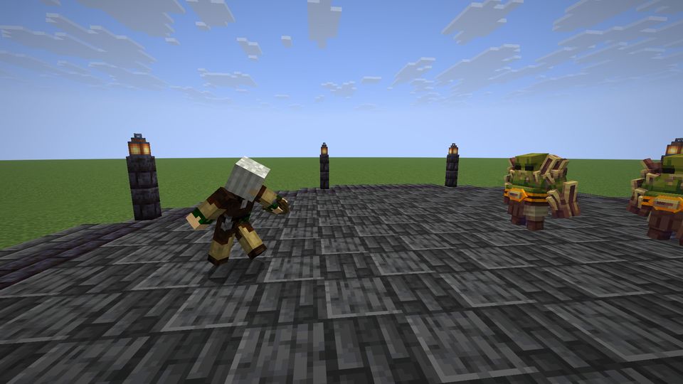 Okçu becerisi Rüzgar Sıçraması, oyun içi görüntü